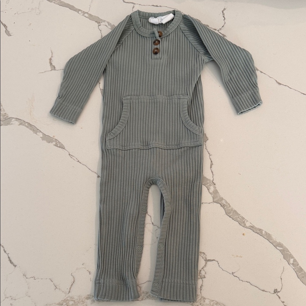 Jamie Kay Ribbed One Piece in Sage Green
